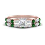 Load image into Gallery viewer, emerald-round-and-marquise-asscher-bridal-wedding-rings-in-rose-gold-FD9398AS1GEMGR-NL-RG_69446579-3817-4abc-b6cc-d99936129e7b.jpg?v=1756378437