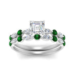 Load image into Gallery viewer, emerald-round-and-marquise-asscher-bridal-wedding-rings-in-white-gold-FD9398AS1GEMGRANGLE5-NL-WG.jpg?v=1756378422
