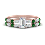 Load image into Gallery viewer, emerald-round-and-marquise-emerald-cut-bridal-wedding-rings-in-rose-gold-FD9398EM1GEMGR-NL-RG_ed1b8d81-7daf-4f03-9d54-3213501b6098.jpg?v=1756378487
