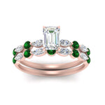 Load image into Gallery viewer, emerald-round-and-marquise-emerald-cut-bridal-wedding-rings-in-rose-gold-FD9398EM1GEMGRANGLE5-NL-RG_046836bf-8486-4ed8-b37d-5e6ed06e0f93.jpg?v=1756378487