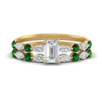 Load image into Gallery viewer, emerald-round-and-marquise-emerald-cut-bridal-wedding-rings-in-yellow-gold-FD9398EM1GEMGR-NL-YG_7c40a0f1-ef5a-4e2e-9f39-d97da0a7df6f.jpg?v=1756378487