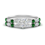 Load image into Gallery viewer, emerald-round-and-marquise-heart-bridal-wedding-rings-in-white-gold-FD9398HT1GEMGR-NL-WG_f2dac492-c37b-4b26-967e-d000113fb58c.jpg?v=1756378512
