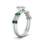 Load image into Gallery viewer, emerald-round-and-marquise-heart-bridal-wedding-rings-in-white-gold-FD9398HT1GEMGRANGLE2-NL-WG_9600f372-2c69-4cba-8d4e-aa21d73b1820.jpg?v=1756378512
