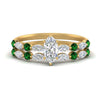 Load image into Gallery viewer, emerald-round-and-marquise-marquise-cut-bridal-wedding-rings-in-yellow-gold-FD9398MQ1GEMGR-NL-YG.jpg?v=1756378524
