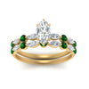 Load image into Gallery viewer, emerald-round-and-marquise-marquise-cut-bridal-wedding-rings-in-yellow-gold-FD9398MQ1GEMGRANGLE5-NL-YG.jpg?v=1756378524