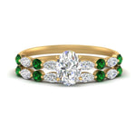 Load image into Gallery viewer, emerald-round-and-marquise-oval-bridal-wedding-rings-in-yellow-gold-FD9398OV1GEMGR-NL-YG_9003d47c-751b-40f0-a967-da85ba90f380.jpg?v=1756378562