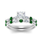 Load image into Gallery viewer, emerald-round-and-marquise-princess-cut-bridal-wedding-rings-in-white-gold-FD9398PR1GEMGRANGLE5-NL-WG.jpg?v=1756378599
