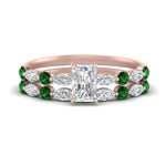 Load image into Gallery viewer, emerald-round-and-marquise-radiant-bridal-wedding-rings-in-rose-gold-FD9398RA1GEMGR-NL-RG.jpg?v=1756378625
