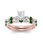 Load image into Gallery viewer, emerald-round-and-marquise-radiant-bridal-wedding-rings-in-rose-gold-FD9398RA1GEMGRANGLE5-NL-RG.jpg?v=1756378625
