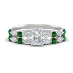 Load image into Gallery viewer, emerald-round-and-marquise-radiant-bridal-wedding-rings-in-white-gold-FD9398RA1GEMGR-NL-WG.jpg?v=1756378624
