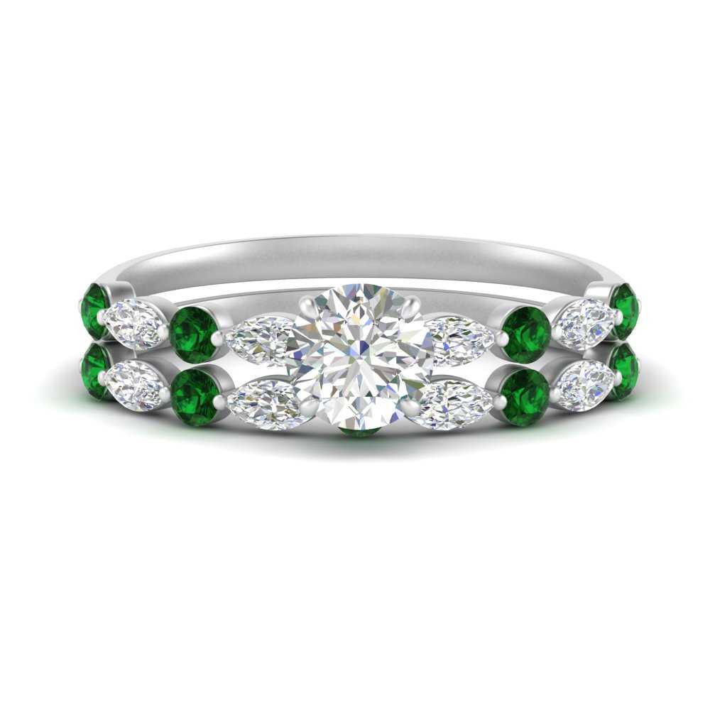 emerald-round-and-marquise-round-bridal-wedding-rings-in-white-gold-FD9398RO1GEMGR-NL-WG.jpg?v=1756378650