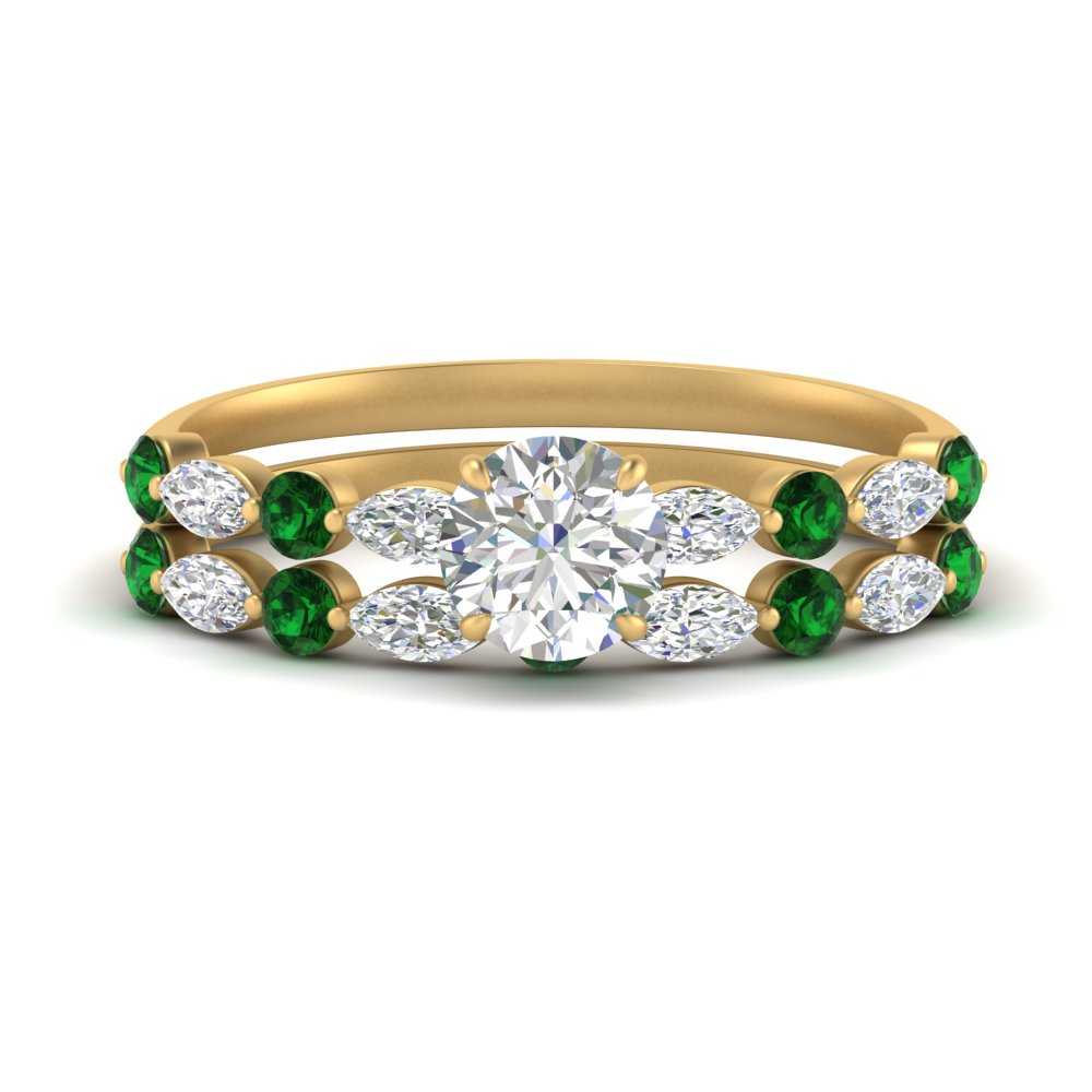 emerald-round-and-marquise-round-bridal-wedding-rings-in-yellow-gold-FD9398RO1GEMGR-NL-YG.jpg?v=1756378650