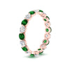 Load image into Gallery viewer, 2 Carat Round Cut Shared Prong Eternity Ring