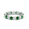 Load image into Gallery viewer, 2 Carat Round Cut Shared Prong Eternity Ring