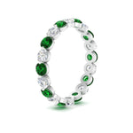 Load image into Gallery viewer, Diamond Single Prong Wedding Eternity Ring 2 Carat
