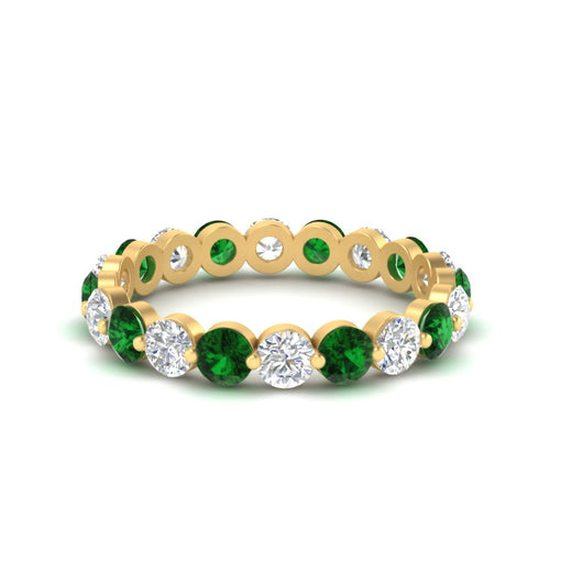 2 Carat Round Cut Shared Prong Eternity Ring