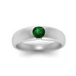 Load image into Gallery viewer, Tapered Solitaire Mens Wedding Ring
