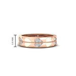 Load image into Gallery viewer, enamel-diamond-heart-wedding-bands-in-rose-gold-FD11100R-NL-RG
