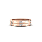Load image into Gallery viewer, enamel-diamond-heart-wedding-bands-in-rose-gold-FD11100R-NL-RG
