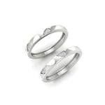 Load image into Gallery viewer, enamel-diamond-heart-wedding-bands-in-white-gold-FD11100R-NL-WG
