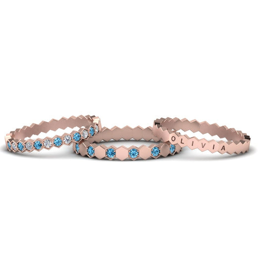 engraved-hexagon-diamond-promise-stacking-rings-with-blue-topaz-in-rose-gold-FD9187GICBLTOANGLE5-NL-RG