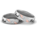 Thumbnail 5 - Engraved Lgbt Diamond Bands