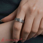 Load image into Gallery viewer, Engraved Mens Wedding Band
