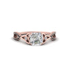 Load image into Gallery viewer, entwined-celtic-asscher-cut-love-knot-black-diamond-engagement-ring-in-rose-gold-FD9306ASRGBLACK-NL-RG