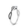Load image into Gallery viewer, entwined-celtic-asscher-cut-love-knot-black-diamond-engagement-ring-in-white-gold-FD9306ASRGBLACK-NL-WG