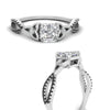 Load image into Gallery viewer, entwined-celtic-asscher-cut-love-knot-black-diamond-engagement-ring-in-white-gold-FD9306ASRGBLACK-NL-WG