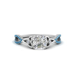 Load image into Gallery viewer, entwined-celtic-asscher-cut-love-knot-blue-topaz-engagement-ring-in-white-gold-FD9306ASRGICBLTO-NL-WG
