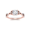 Load image into Gallery viewer, entwined-celtic-asscher-cut-love-knot-diamond-engagement-ring-in-rose-gold-FD9306ASR-NL-RG