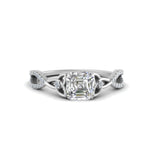 Load image into Gallery viewer, entwined-celtic-asscher-cut-love-knot-diamond-engagement-ring-in-white-gold-FD9306ASR-NL-WG
