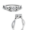 Load image into Gallery viewer, entwined-celtic-asscher-cut-love-knot-diamond-engagement-ring-in-white-gold-FD9306ASR-NL-WG