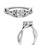 Load image into Gallery viewer, entwined-celtic-asscher-cut-love-knot-diamond-engagement-ring-in-white-gold-FD9306ASR-NL-WG
