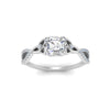 Load image into Gallery viewer, entwined-celtic-asscher-cut-love-knot-diamond-engagement-ring-in-white-gold-FD9306ASR-NL-WG