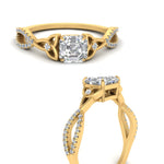 Load image into Gallery viewer, entwined-celtic-asscher-cut-love-knot-diamond-engagement-ring-in-yellow-gold-FD9306ASR-NL-YG
