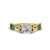 Load image into Gallery viewer, entwined-celtic-asscher-cut-love-knot-emerald-engagement-ring-in-yellow-gold-FD9306ASRGEMGR-NL-YG
