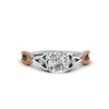 Load image into Gallery viewer, entwined-celtic-asscher-cut-love-knot-orange-sapphire-engagement-ring-in-white-gold-FD9306ASRGSAOR-NL-WG