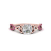 Load image into Gallery viewer, entwined-celtic-asscher-cut-love-knot-pink-sapphire-engagement-ring-in-rose-gold-FD9306ASRGSADRPI-NL-RG