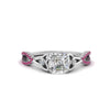 Load image into Gallery viewer, entwined-celtic-asscher-cut-love-knot-pink-sapphire-engagement-ring-in-white-gold-FD9306ASRGSADRPI-NL-WG