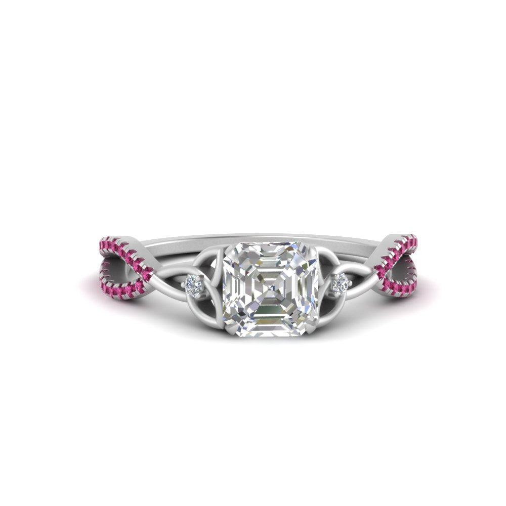 entwined-celtic-asscher-cut-love-knot-pink-sapphire-engagement-ring-in-white-gold-FD9306ASRGSADRPI-NL-WG