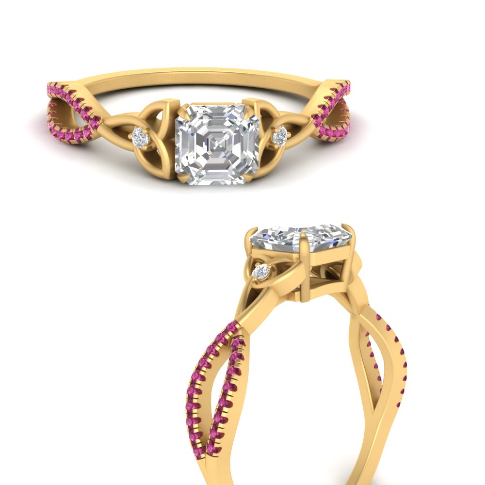 entwined-celtic-asscher-cut-love-knot-pink-sapphire-engagement-ring-in-yellow-gold-FD9306ASRGSADRPI-NL-YG