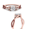 Load image into Gallery viewer, entwined-celtic-asscher-cut-love-knot-ruby-engagement-ring-in-rose-gold-FD9306ASRGRUDR-NL-RG