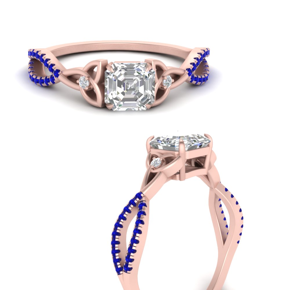 entwined-celtic-asscher-cut-love-knot-sapphire-engagement-ring-in-rose-gold-FD9306ASRGSABL-NL-RG