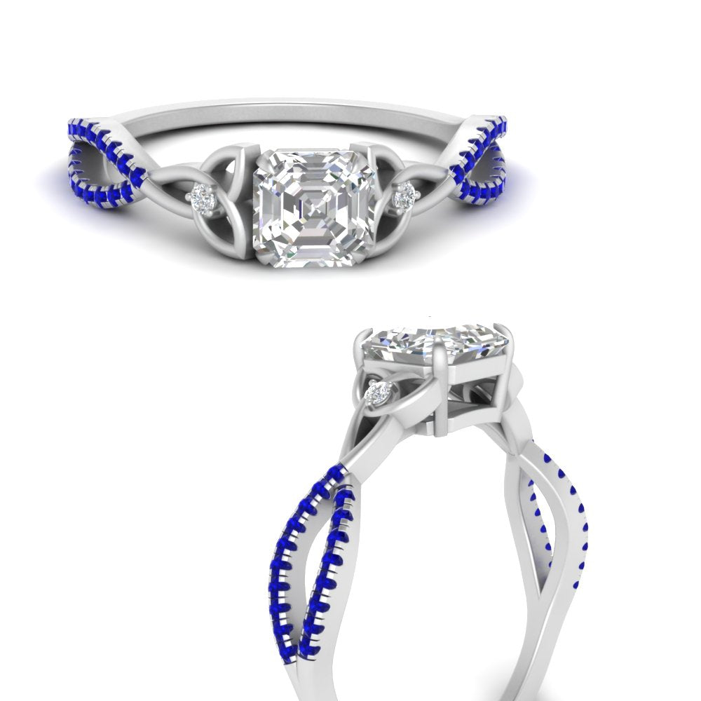 entwined-celtic-asscher-cut-love-knot-sapphire-engagement-ring-in-white-gold-FD9306ASRGSABL-NL-WG