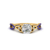Load image into Gallery viewer, entwined-celtic-asscher-cut-love-knot-sapphire-engagement-ring-in-yellow-gold-FD9306ASRGSABL-NL-YG