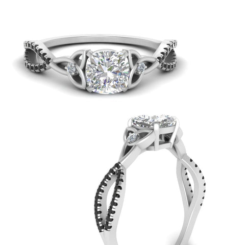 entwined-celtic-cushion-cut-love-knot-black-diamond-engagement-ring-in-white-gold-FD9306CURGBLACK-NL-WG