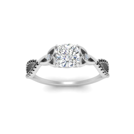 entwined-celtic-cushion-cut-love-knot-black-diamond-engagement-ring-in-white-gold-FD9306CURGBLACK-NL-WG
