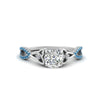 Load image into Gallery viewer, entwined-celtic-cushion-cut-love-knot-blue-topaz-engagement-ring-in-white-gold-FD9306CURGICBLTO-NL-WG